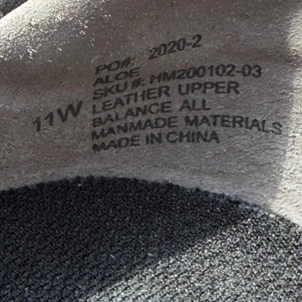 Halsa Aloe Embossed Mary Jane Comfort Shoes Womens 11W Black Leather Soft Casual